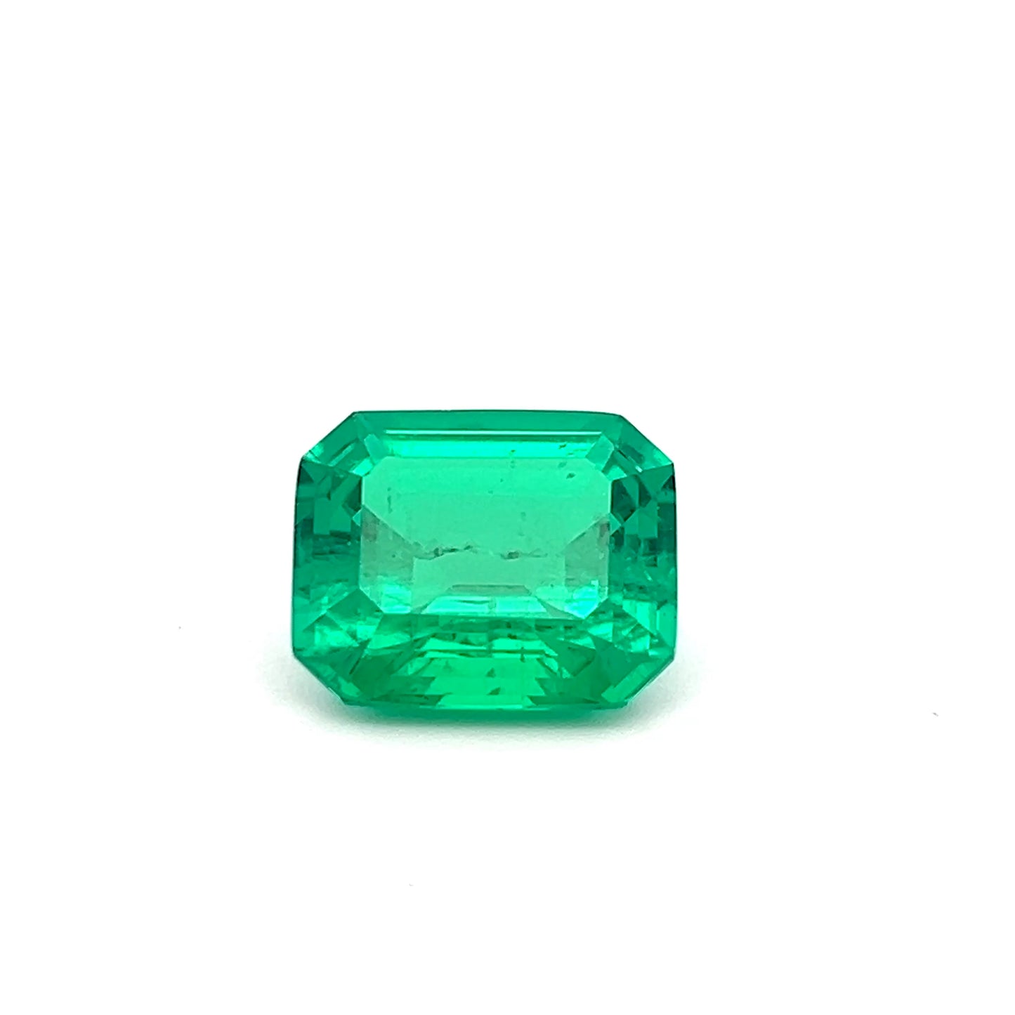 Octagon 6.66 Ct Emerald Panna