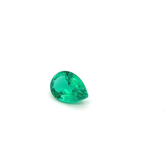 pear colombian emerald 1.80ct