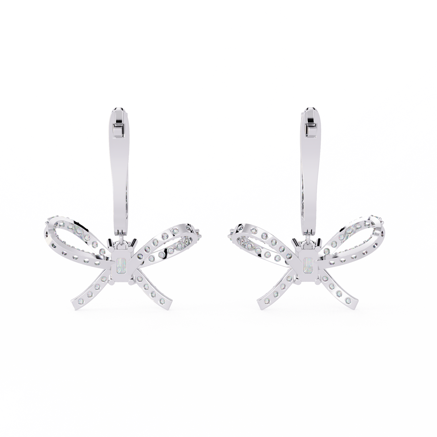 LGD Ear Studs Round Stone (1.19ct Pair ) In 14K Gold