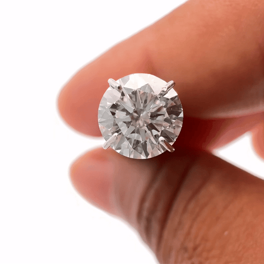 IGI Certified Lab Grown Diamond 2.01 CT Round - VS 1 Clarity, D Color