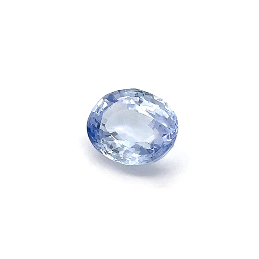 LBSOVL0853 oval light blue sapphire