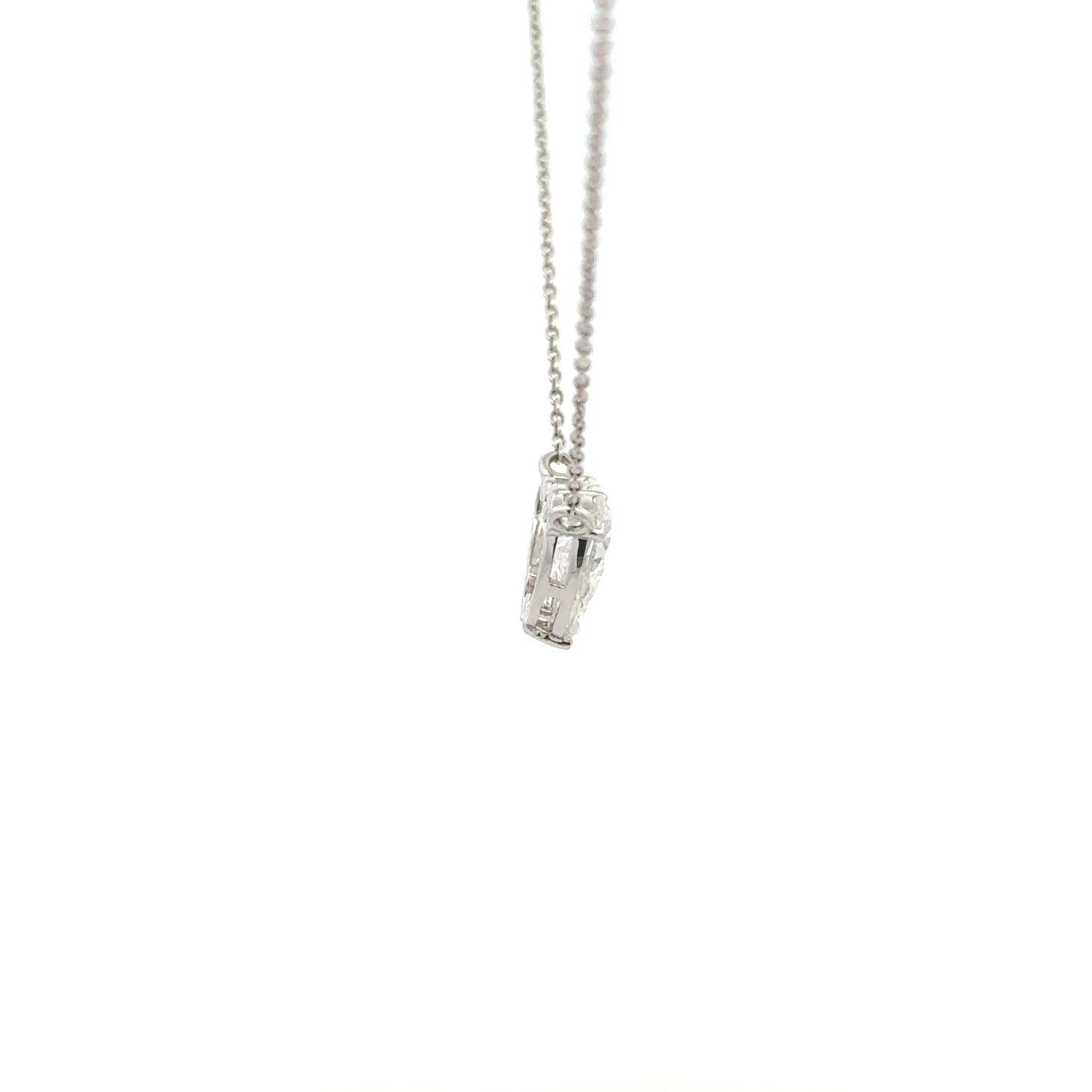 IGI Certified Forever Together Pear & Heart Lab Grown Diamond Pendant With Chain
