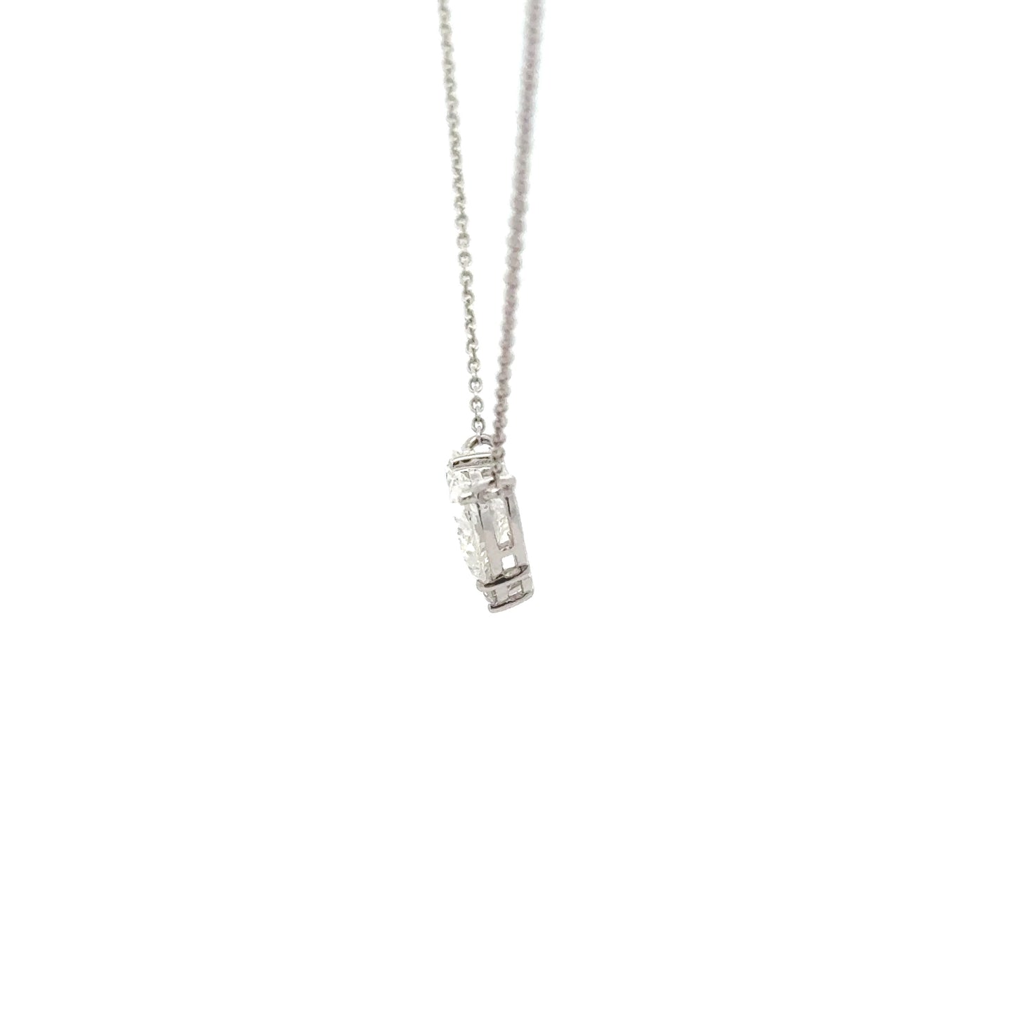 IGI Certified Forever Together Pear & Heart Lab Grown Diamond Pendant With Chain