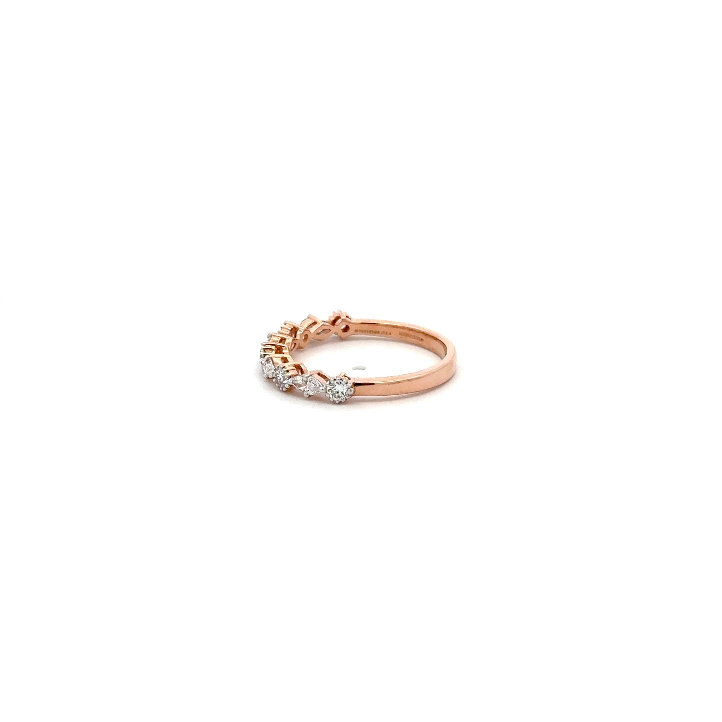 LGD Multi Stone Band Ring In 14k Gold