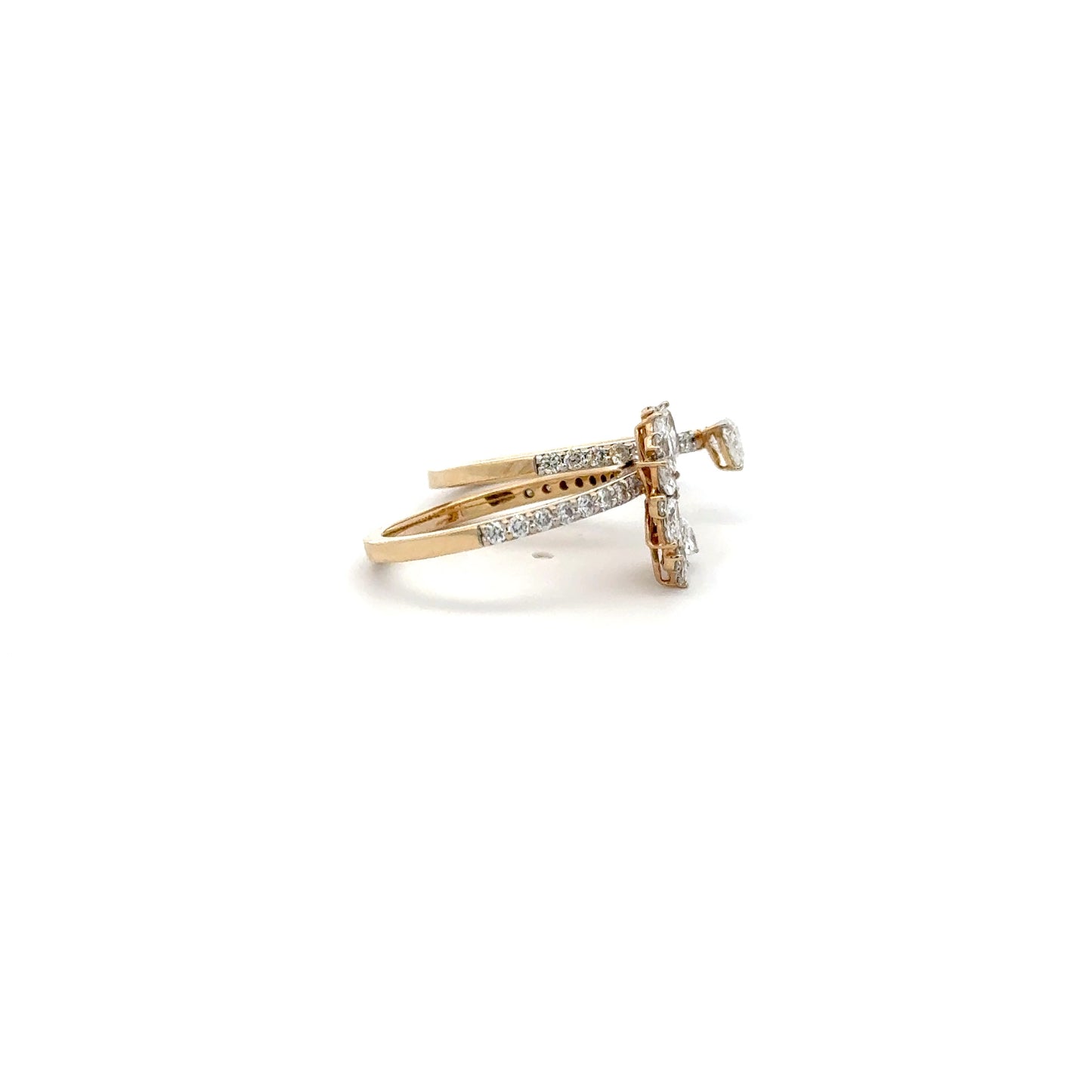 LGD Dual Band Ring In 14k Gold