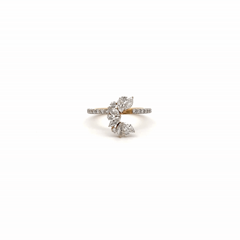 LGD Dual Band Ring In 14k Gold