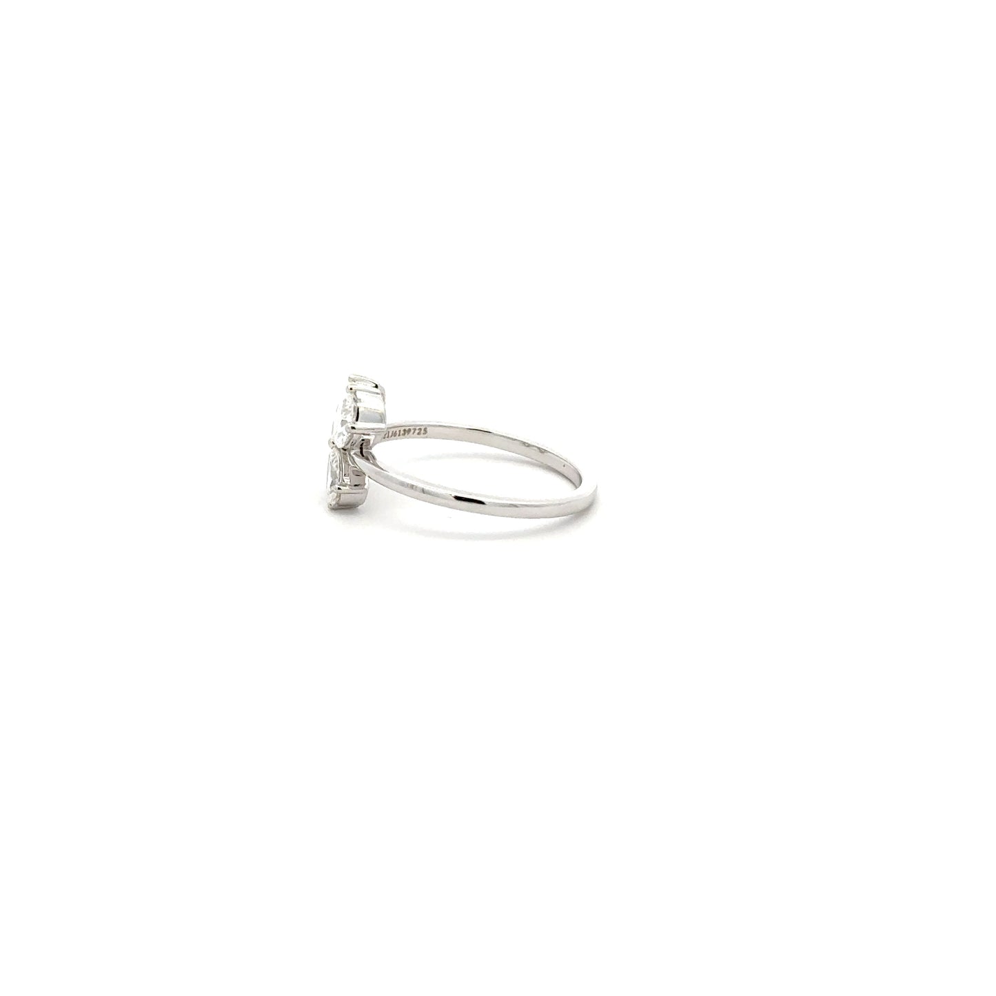 LGD Pear Shape Ring In 14k Gold