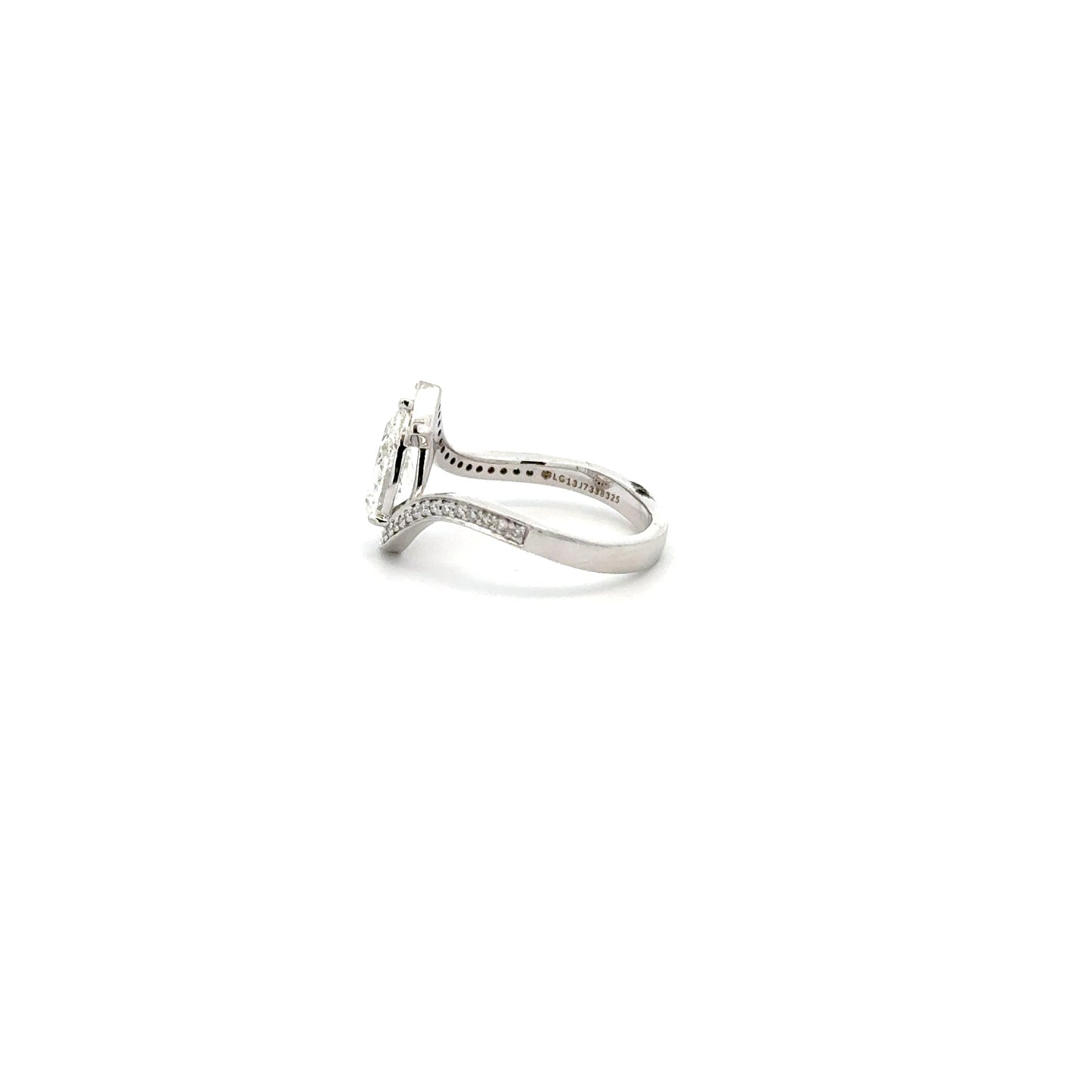 LGD Princess Cut Ring In 14k Gold