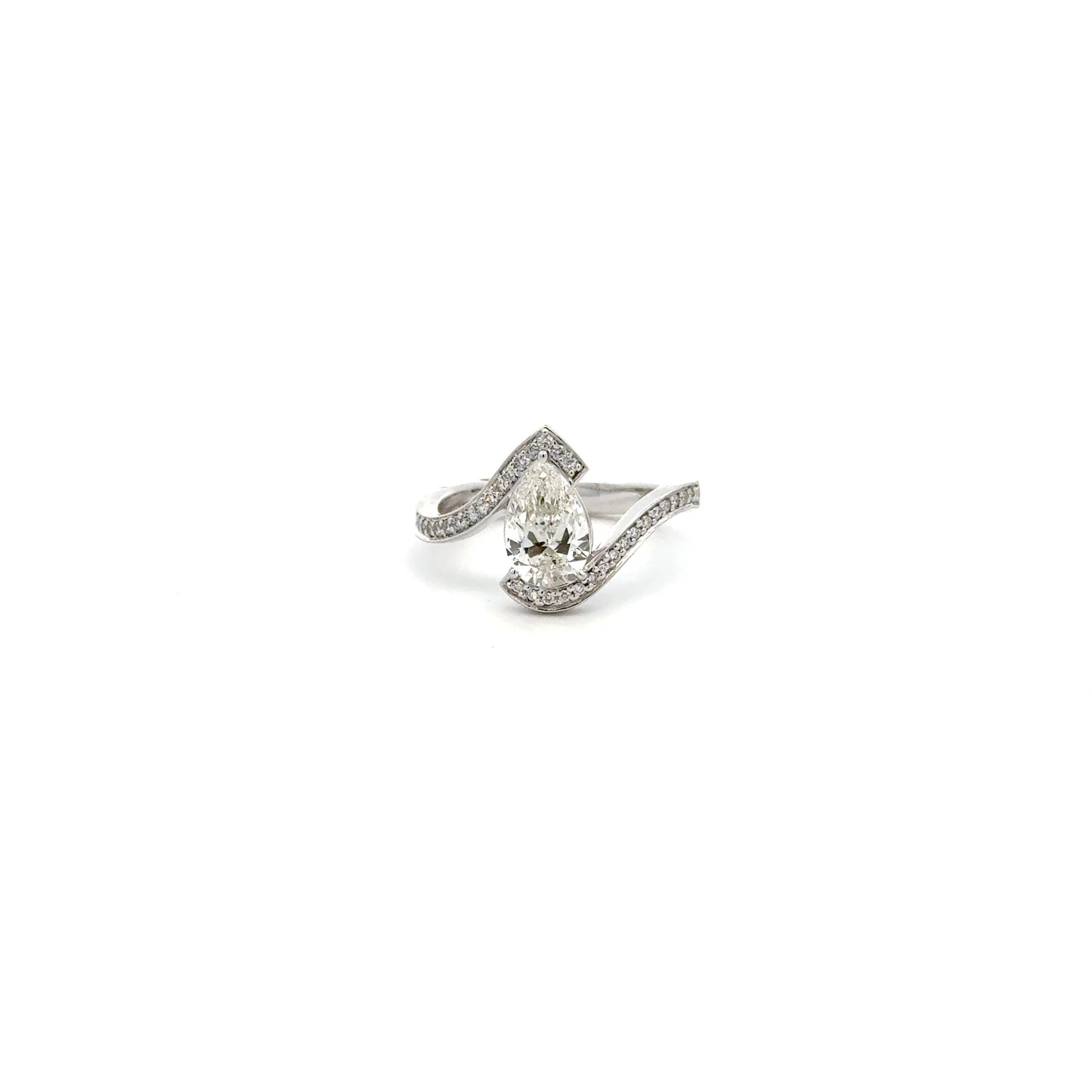 LGD Princess Cut Ring In 14k Gold