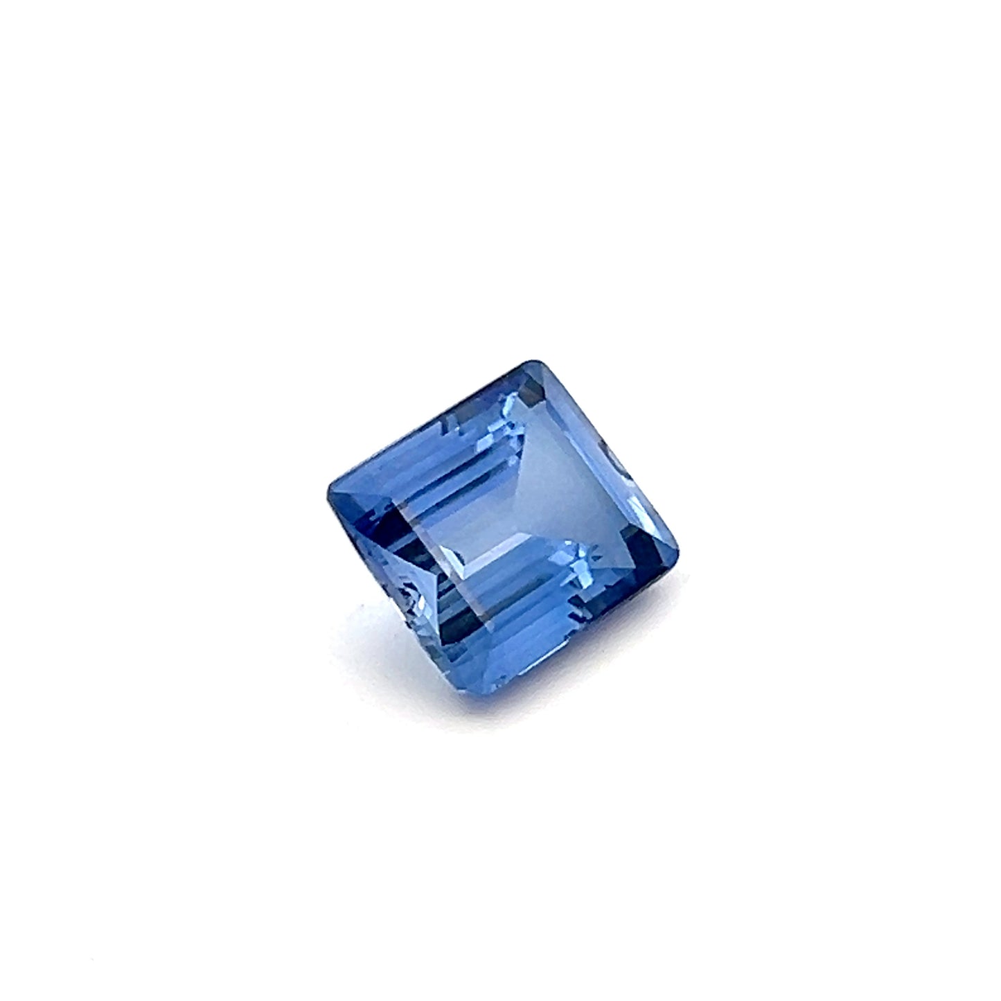 6.34Ct Octagon Medium Blue Lab Grown Sapphire