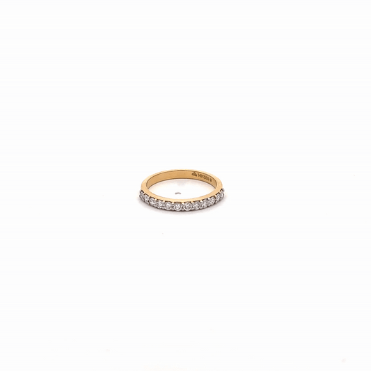 Half Eternity Lab Grown Diamond Band Ring In 14K GOLD