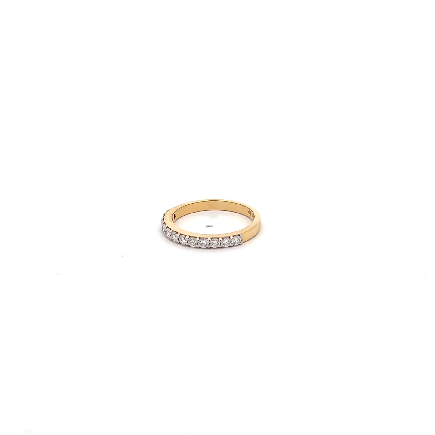 Half Eternity Lab Grown Diamond Band Ring In 14K GOLD