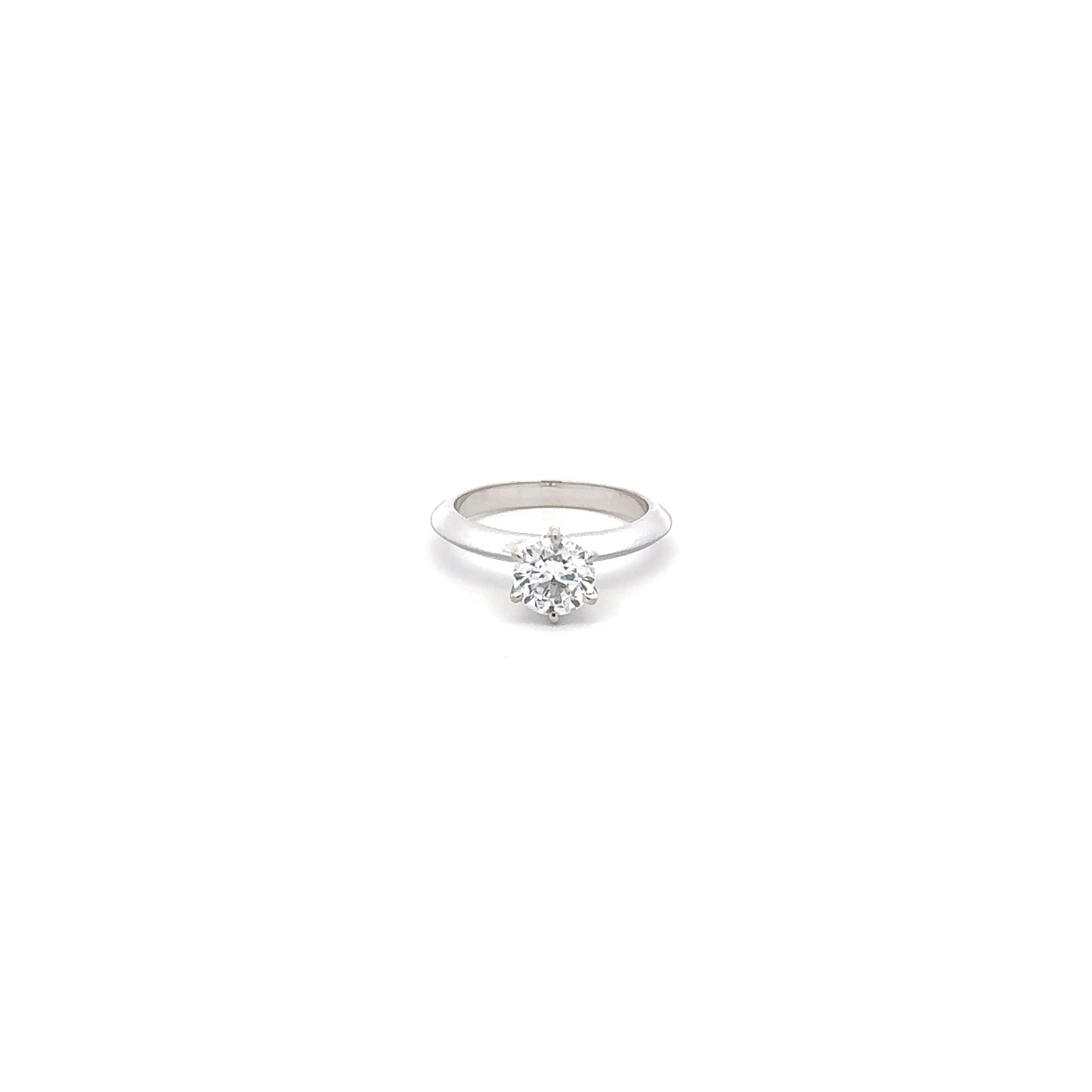 LGD Round Brilliant Solitaire Ring In 14K GOLD