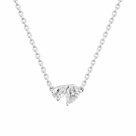 Twin Pear Lab-Grown Diamond Pendant