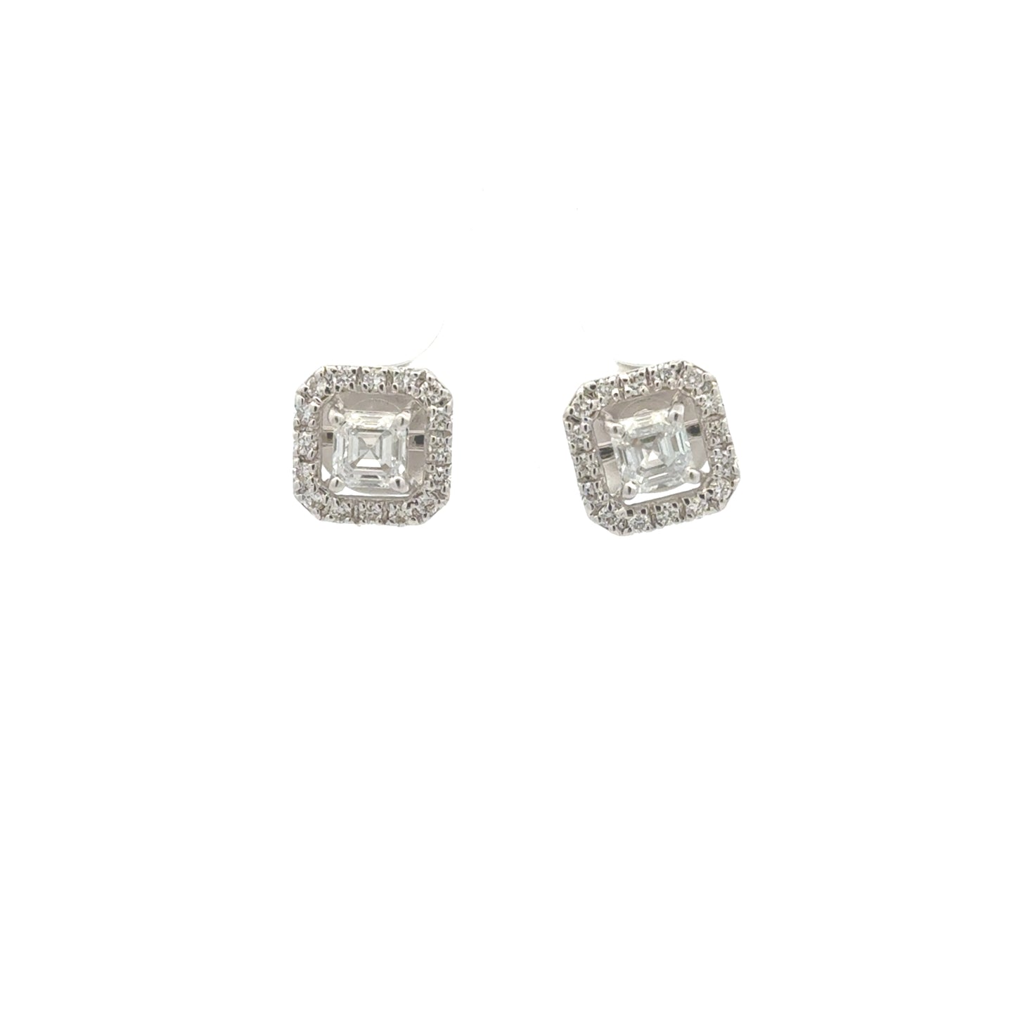 Princess Lab-Grown Diamond Earrings In 14k Gold