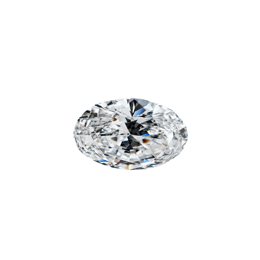 IGI Certified 3.45ct - 3.50ct Oval Lab Grown Diamond  - E Color, VS 1 Clarity