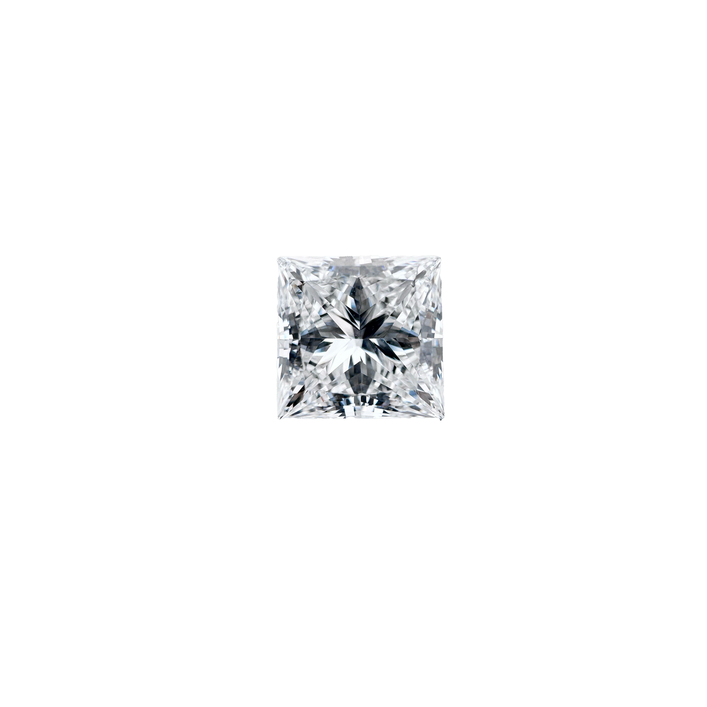 1.20ct - 1.25ct Princess Lab Grown Diamond IGI Certified - VS 1 Clarity, E Color