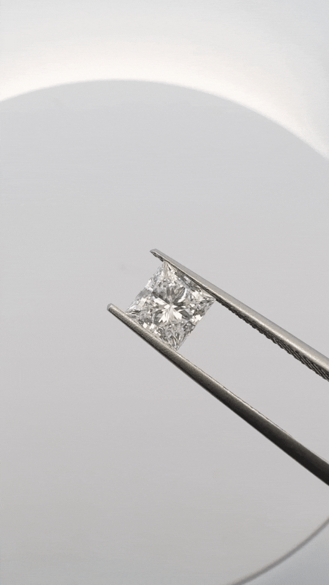 1.45ct - 1.50ct Princess Lab Grown Diamond IGI Certified - VS 1 Clarity, E Color