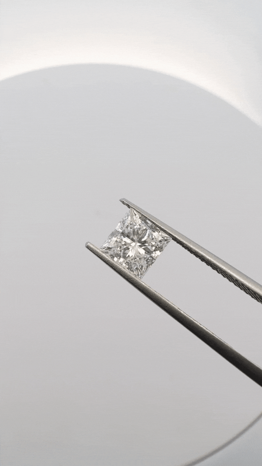 1.45ct - 1.50ct Princess Lab Grown Diamond  IGI Certified   - VS 1 Clarity, E Color