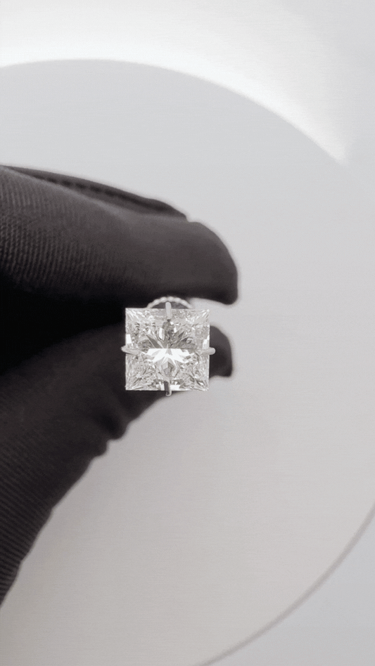 IGI Certified Lab Grown Diamond 2.00ct Princess - E Color, VS 1 Clarity