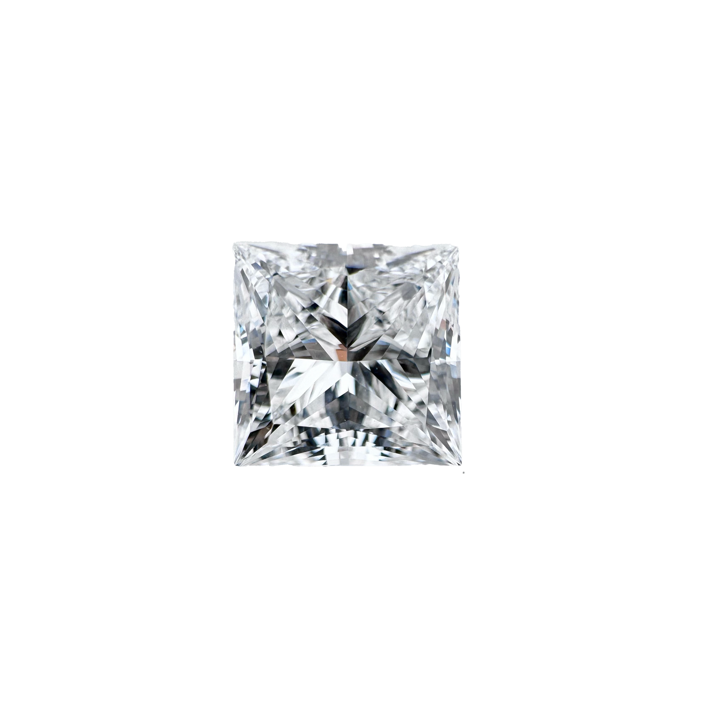 2.20ct - 2.25ct Princess Lab Grown Diamond IGI Certified - VS 1 Clarity, E Color