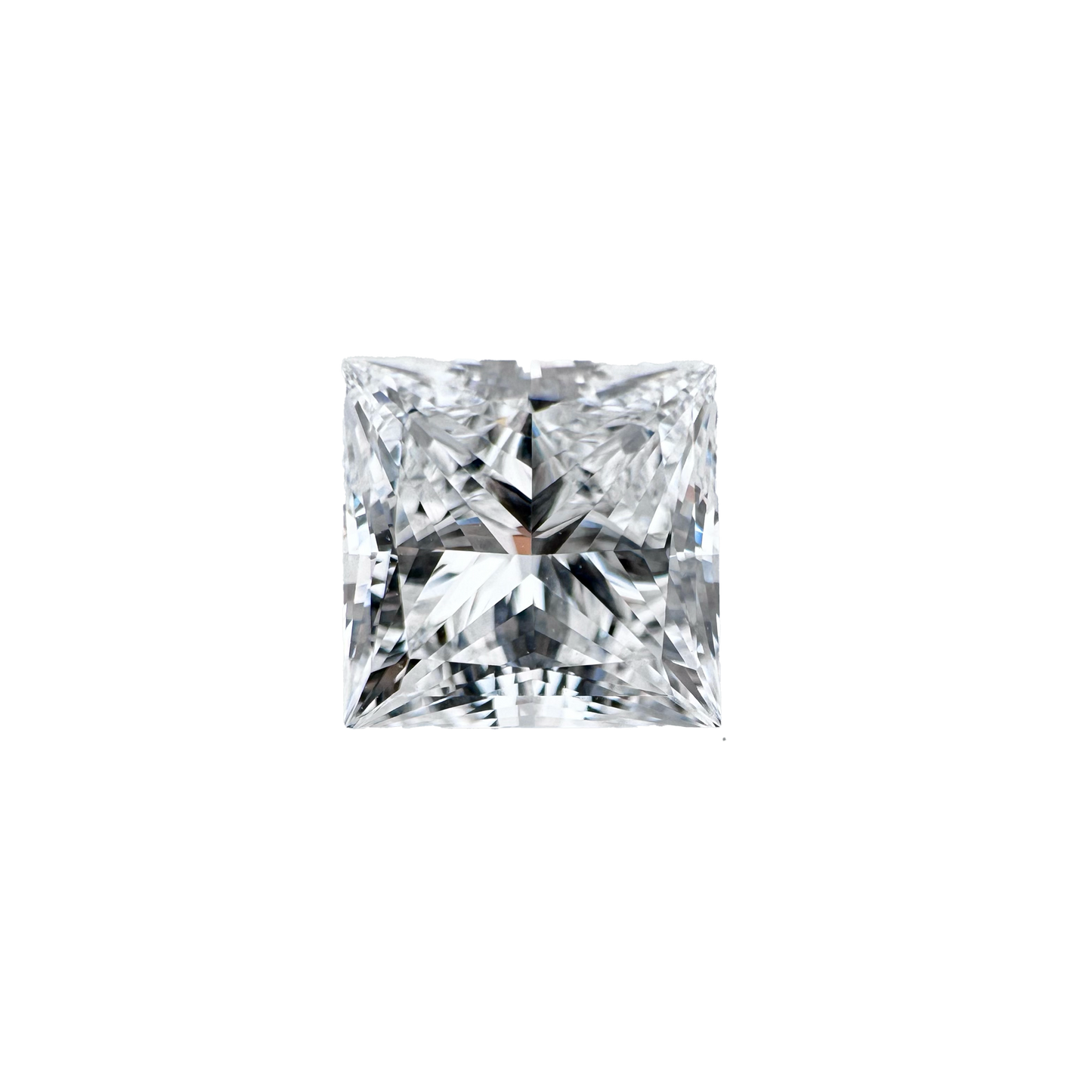 IGI Certified Lab Grown Diamond 2.45ct - 2.50ct Princess - E Color, VS 1 Clarity