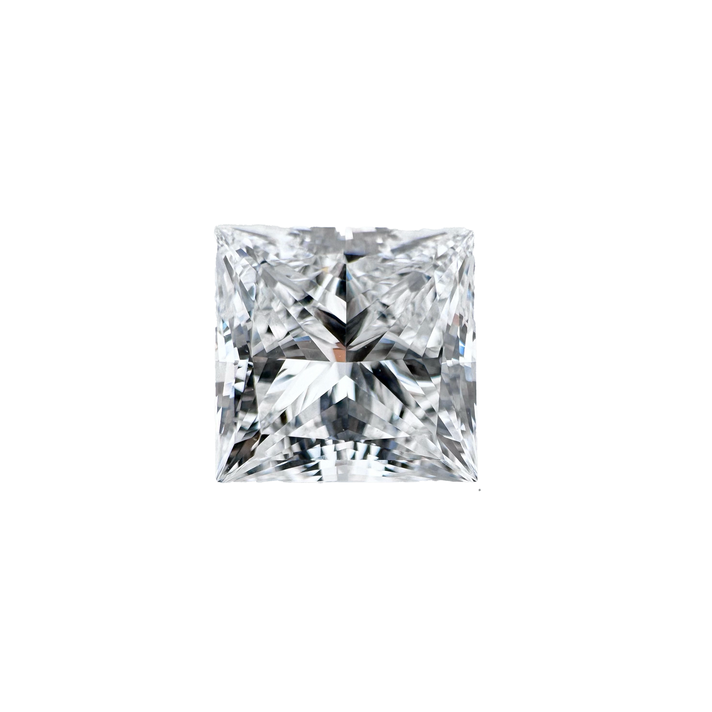 IGI Certified Lab Grown Diamond 2.70ct - 2.75ct Princess - E Color, VS 1 Clarity