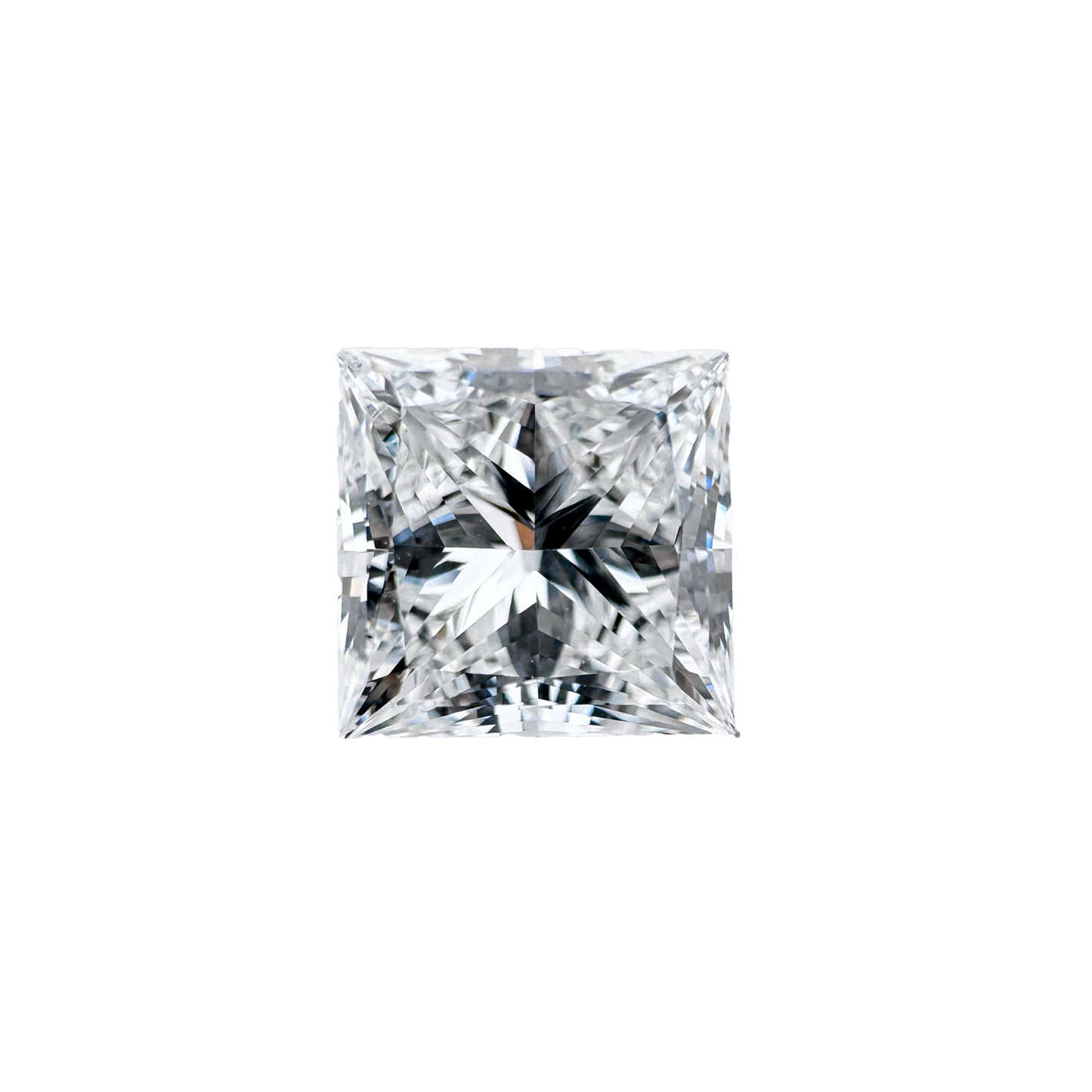 IGI Certified Lab Grown Diamond 2.95ct - 3.00ct Princess - VS 1 Clarity, E Color