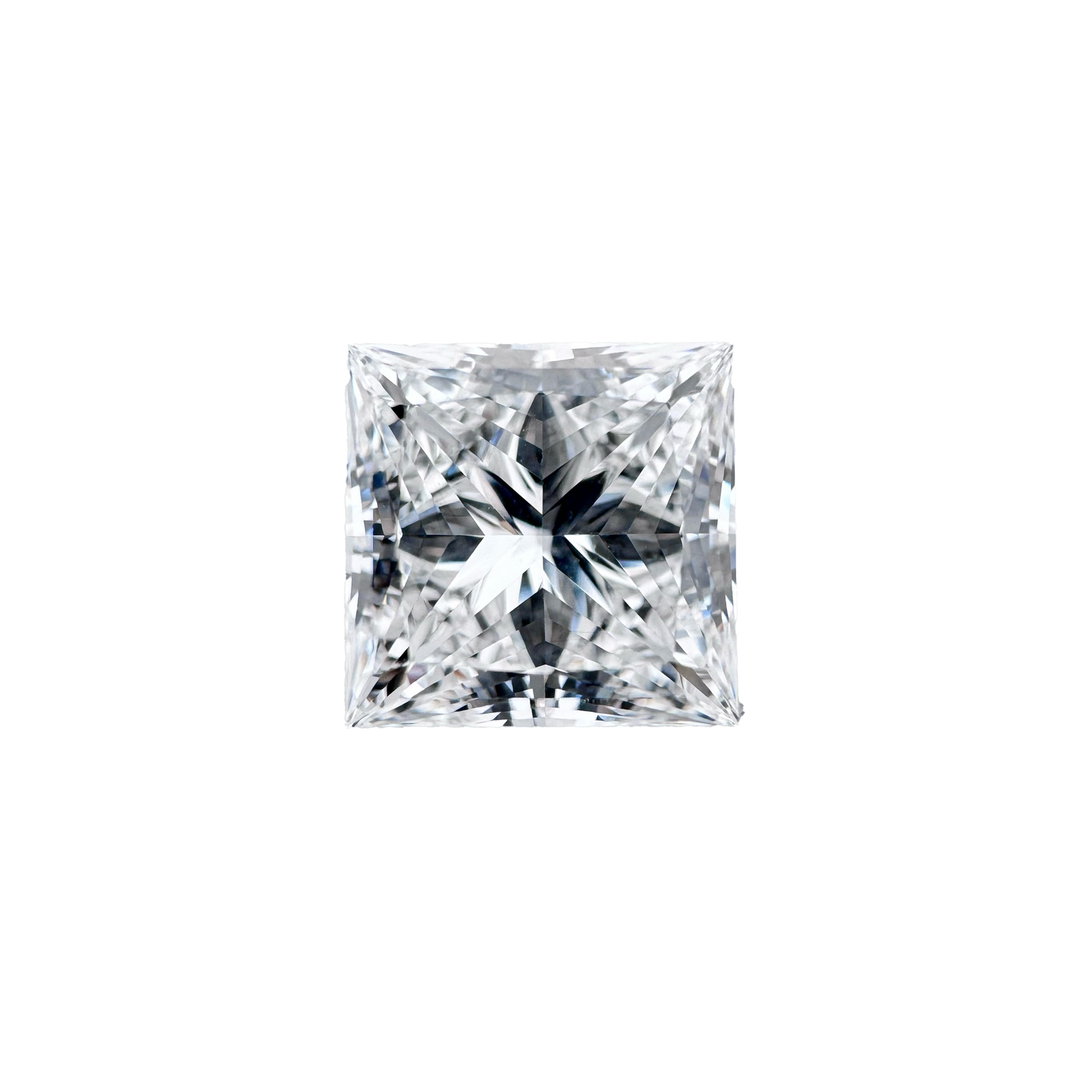 IGI Certified 3.20ct - 3.25ct Princess Lab Grown Diamond - E Color, VS 1 Clarity