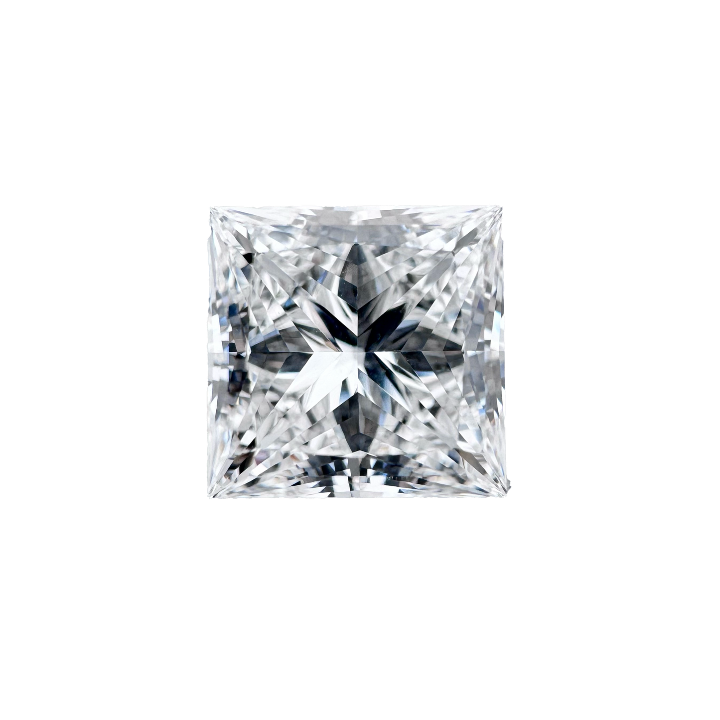 IGI Certified Lab Grown Diamond 3.95ct - 4.00ct Princess - E Color, VS 1 Clarity