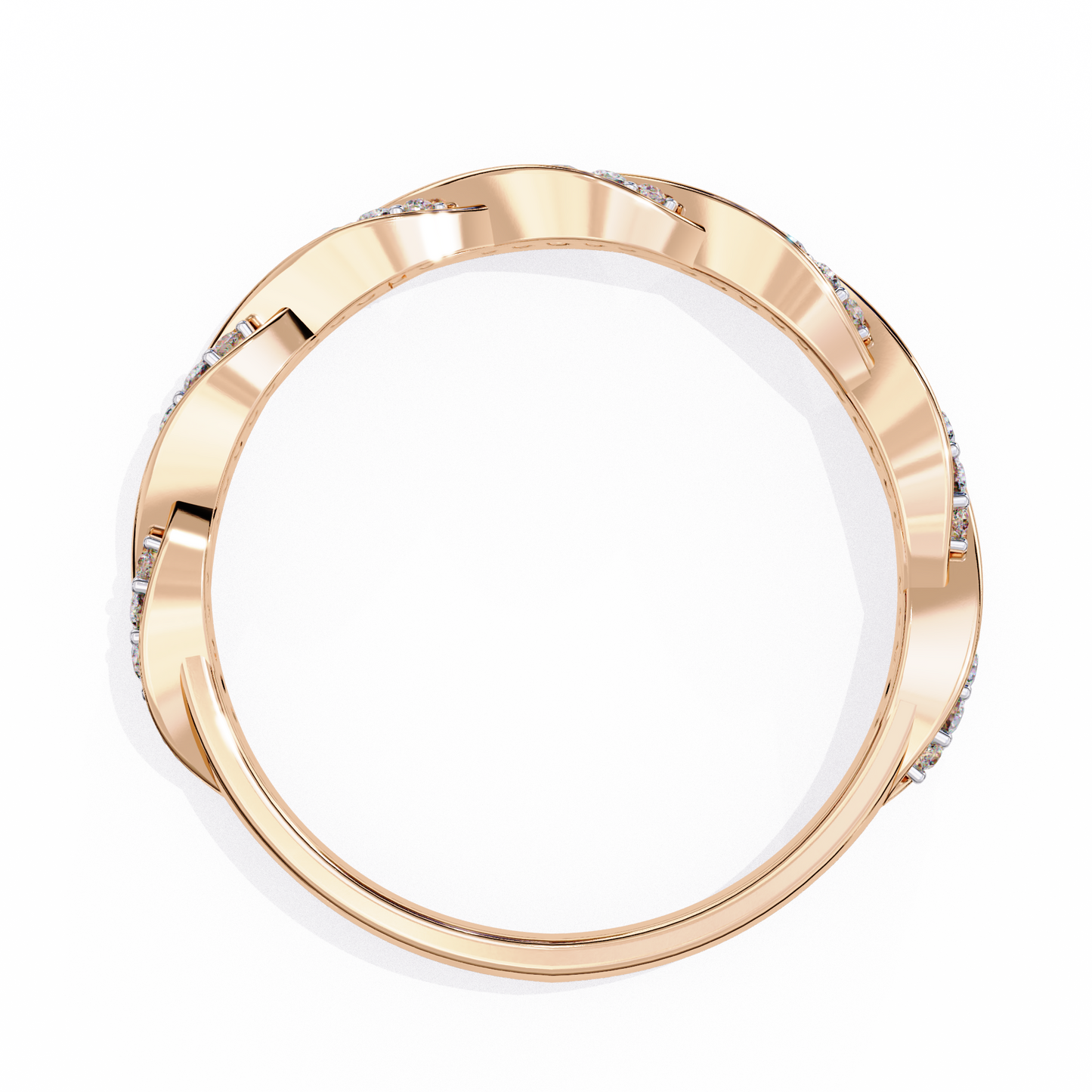 LGD Ring Round Stone (0.36ct) In 14K Gold    #LGD-RD-CD167