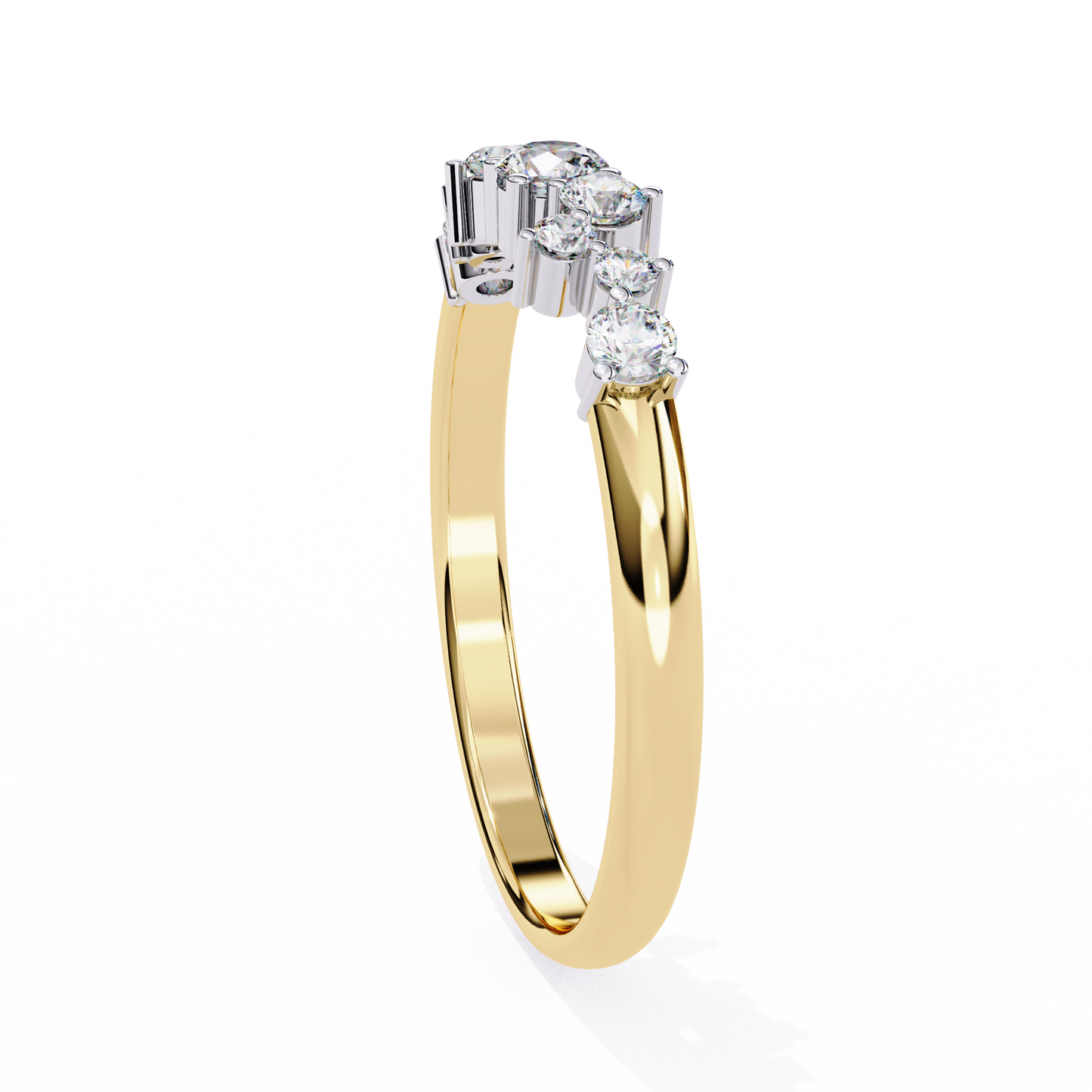 LGD Ring Round Stone (0.27ct) In 14K Gold       #LGD-RD-CD171