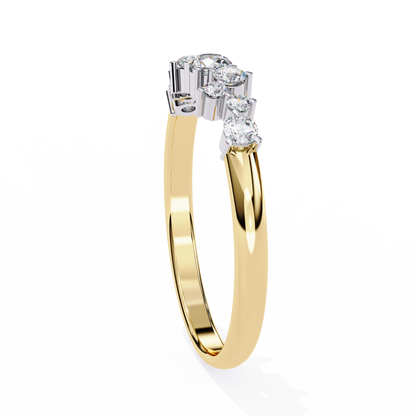 LGD Ring Round Stone (0.27ct) In 14K Gold       #LGD-RD-CD171