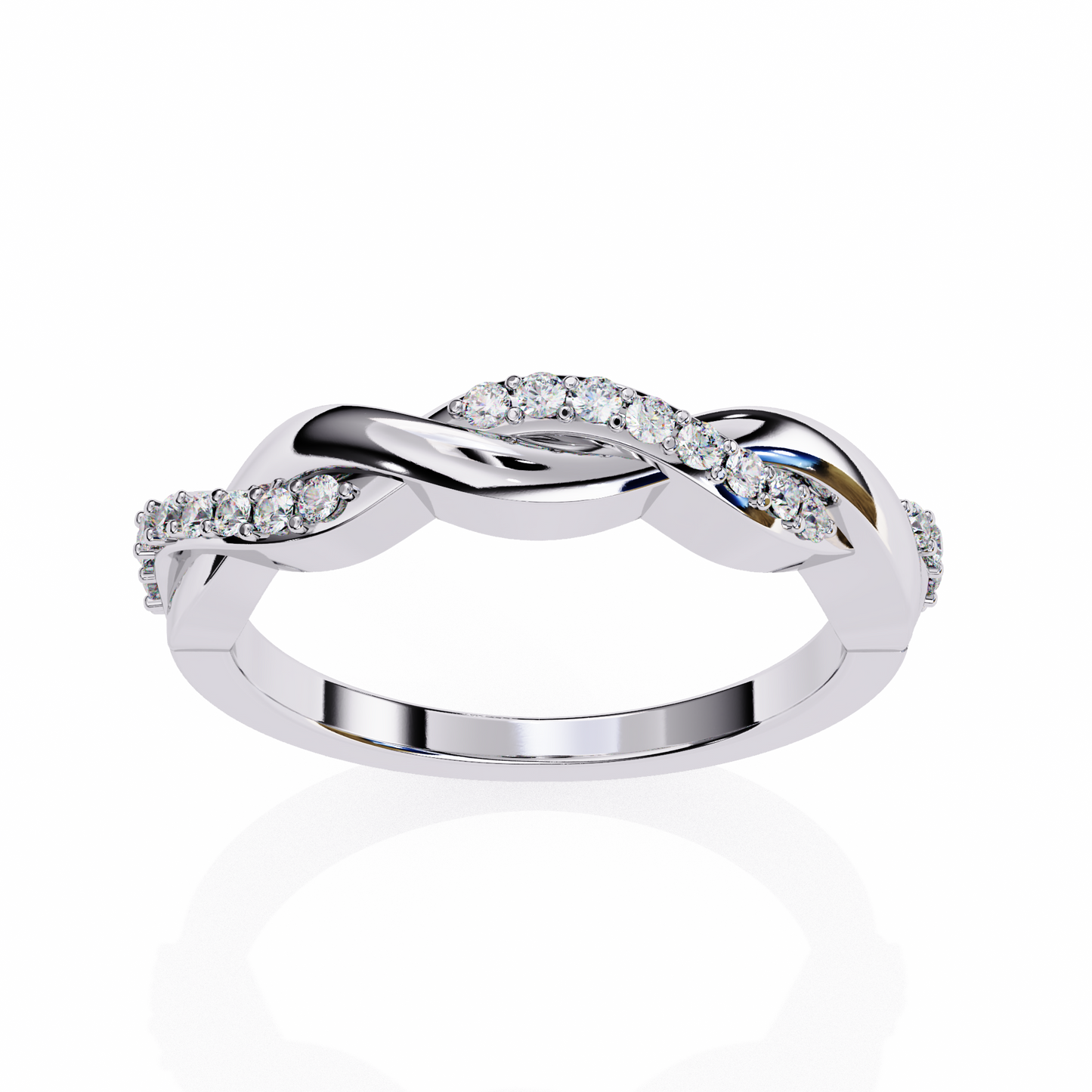 LGD Solitaire Ring Round Stone (0.19ct) In 14K Gold     #LGD-RD-CD177