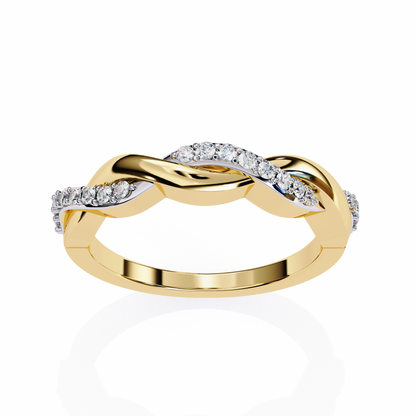 LGD Solitaire Ring Round Stone (0.19ct) In 14K Gold     #LGD-RD-CD177