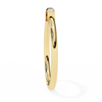 LGD  Ring Baguette Stone (0.11ct) In 14K Gold    #LGD-BE-CD183