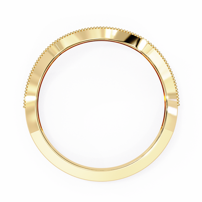 LGD Ring Round  Stone (0.158ct) In 14K Gold           #LGD-RD-CD185