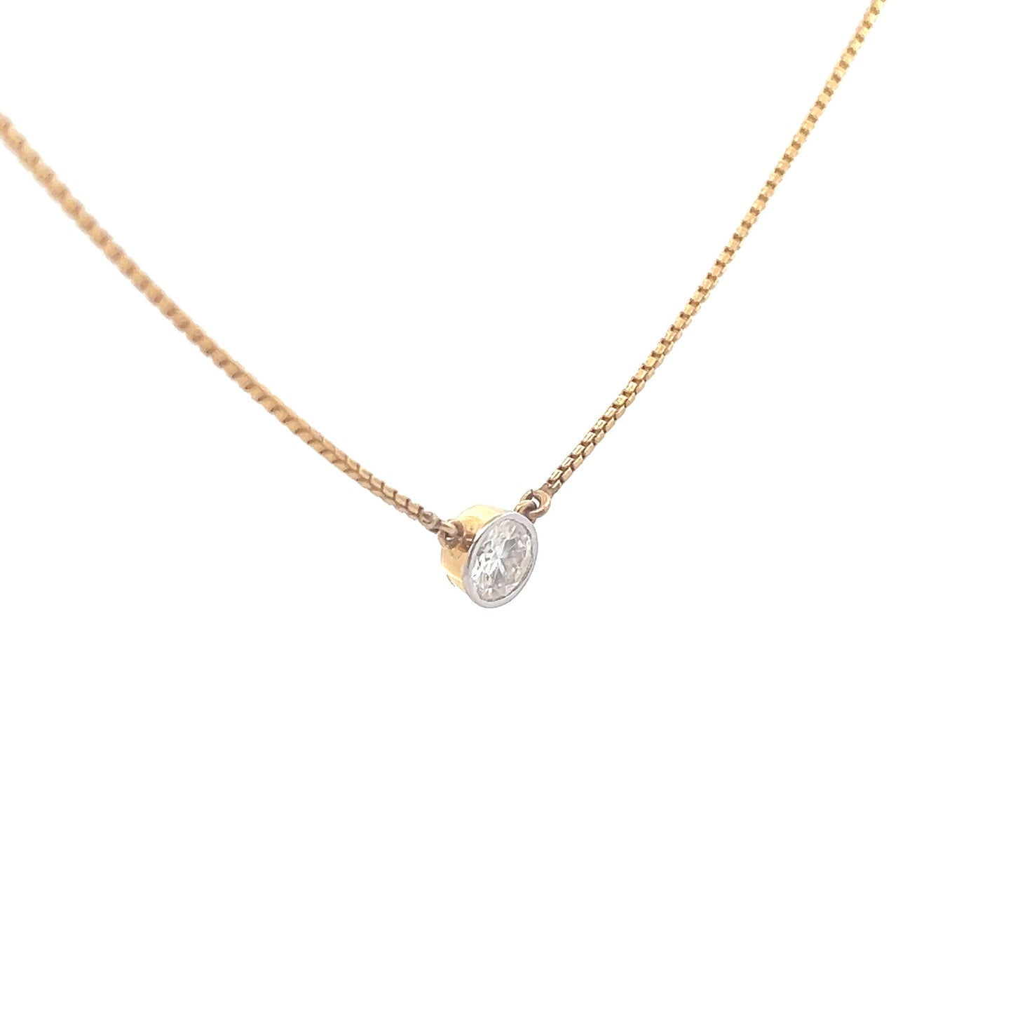 Lab Grown Diamond Pendant 80 cents  In 14k Gold