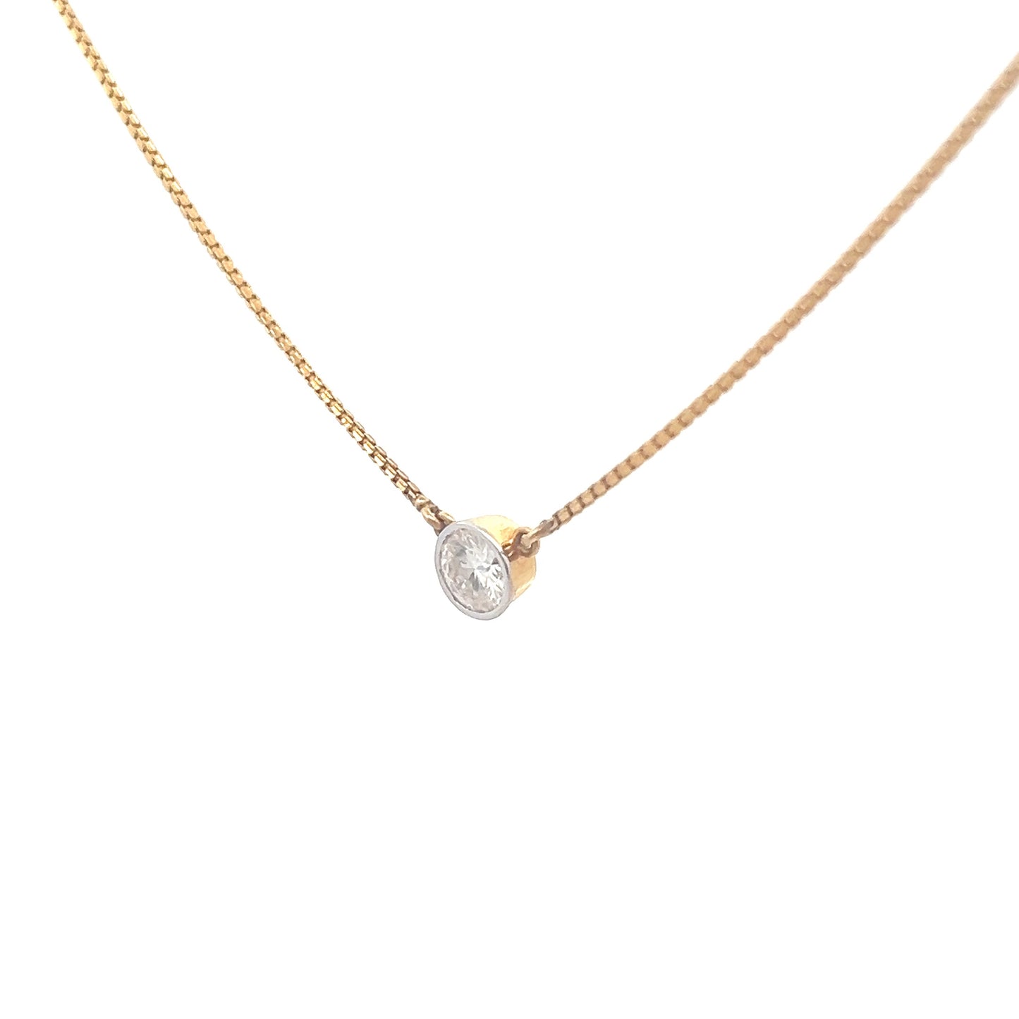 Lab Grown Diamond Pendant 80 cents  In 14k Gold