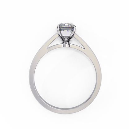 LGD Solitaire Ring Radiant Stone (1.21ct) In 14K Gold