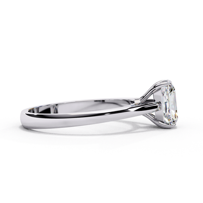 LGD Solitaire Ring Radiant Stone (1.21ct) In 14K Gold