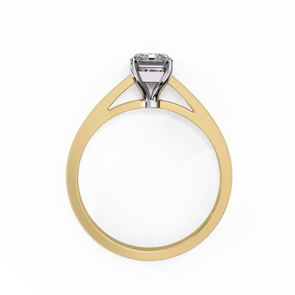 LGD Solitaire Ring Radiant Stone (1.21ct) In 14K Gold
