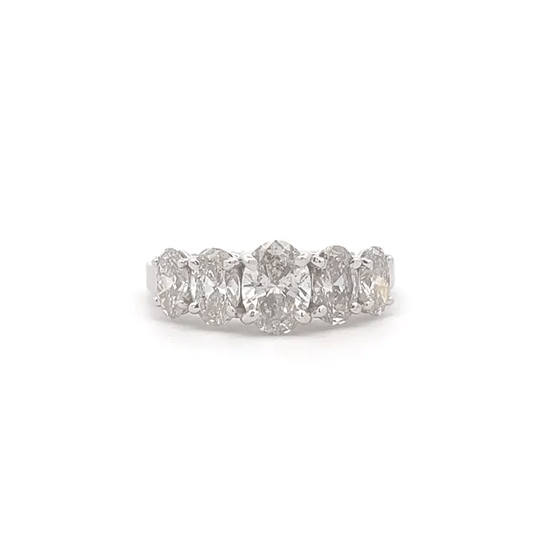 5 Stone Oval Lab Grown Diamond Ring