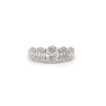 5 Stone Oval Lab Grown Diamond Ring