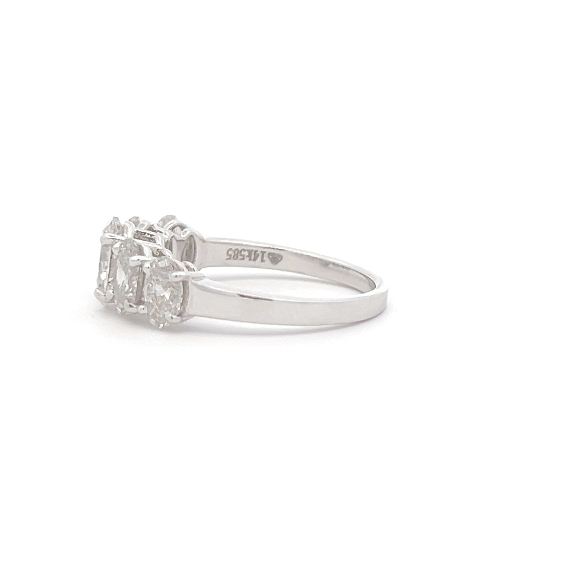 5 Stone Oval Lab Grown Diamond Ring b