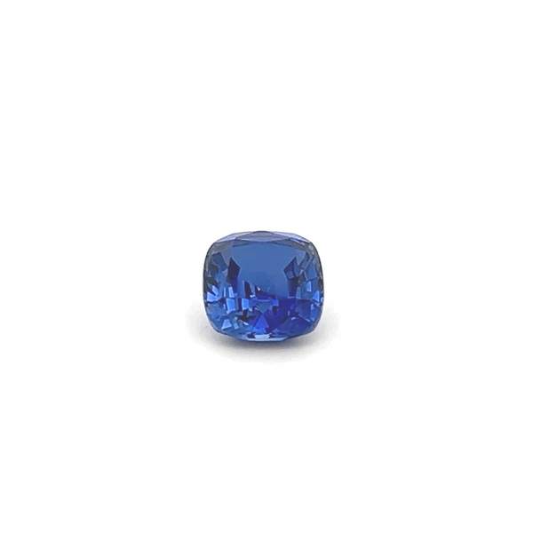3.20ct Cushion Blue Lab Grown Sapphire For Pendants