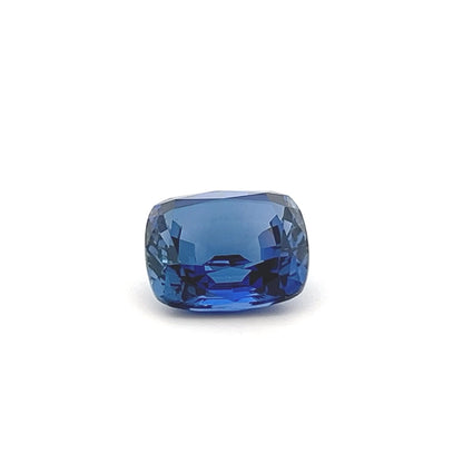 8.01Ct Blue Elongated Cushion Lab Grown Sapphire For Rings And Pendants