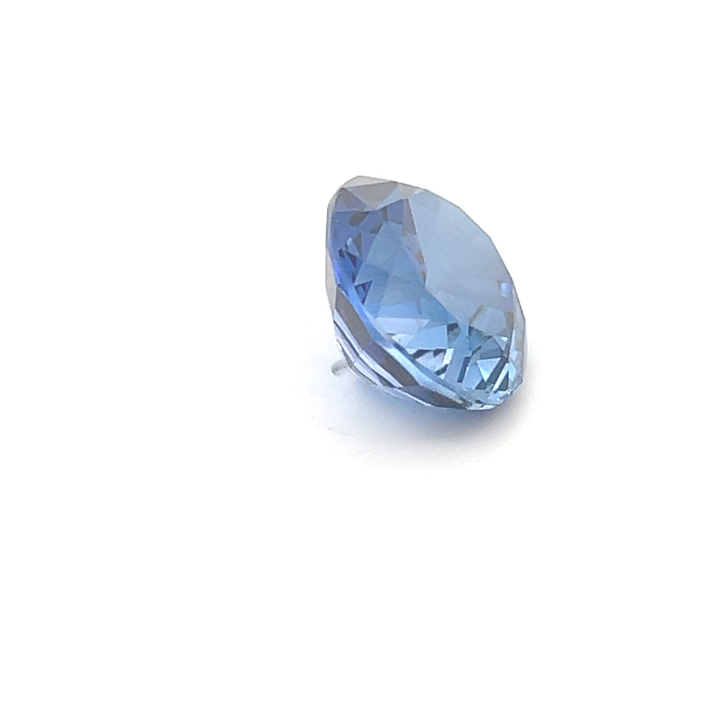 11.24 Carat Blue Oval Lab Grown Sapphire for Fine Jewelry