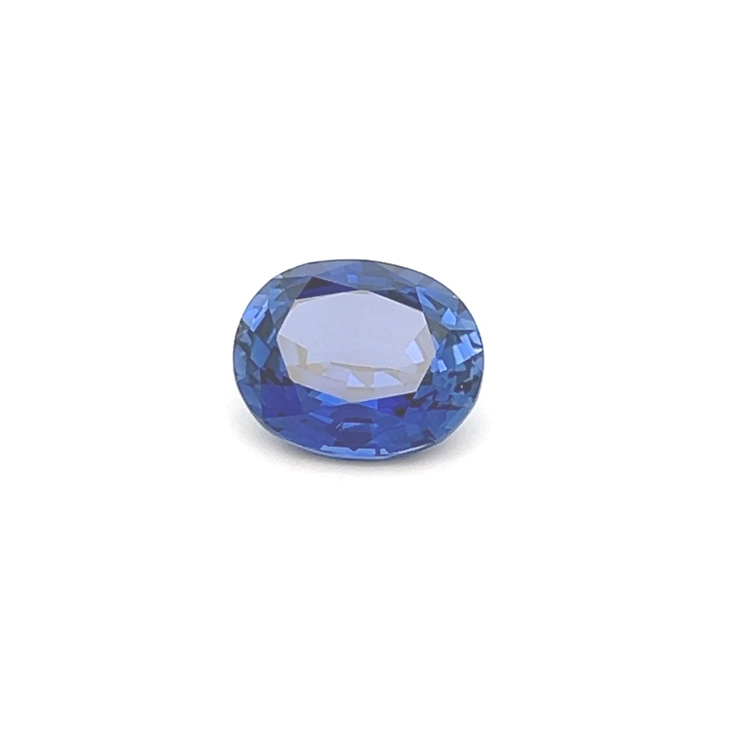 5.87 Ct Oval Blue Lab Grown Sapphire for Rings & Pendants