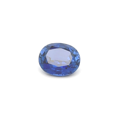5.87 Ct Oval Blue Lab Grown Sapphire for Rings & Pendants